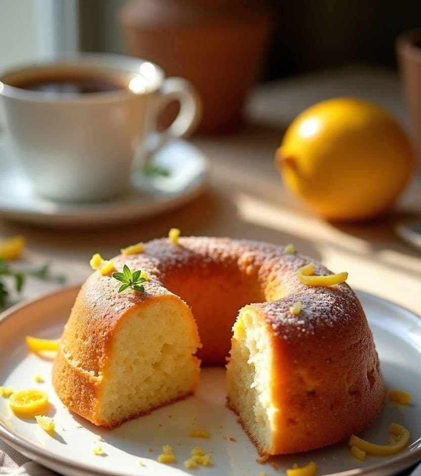 Ciambella al limone — Italy breakfast Ciambella al limone — Italy breakfast