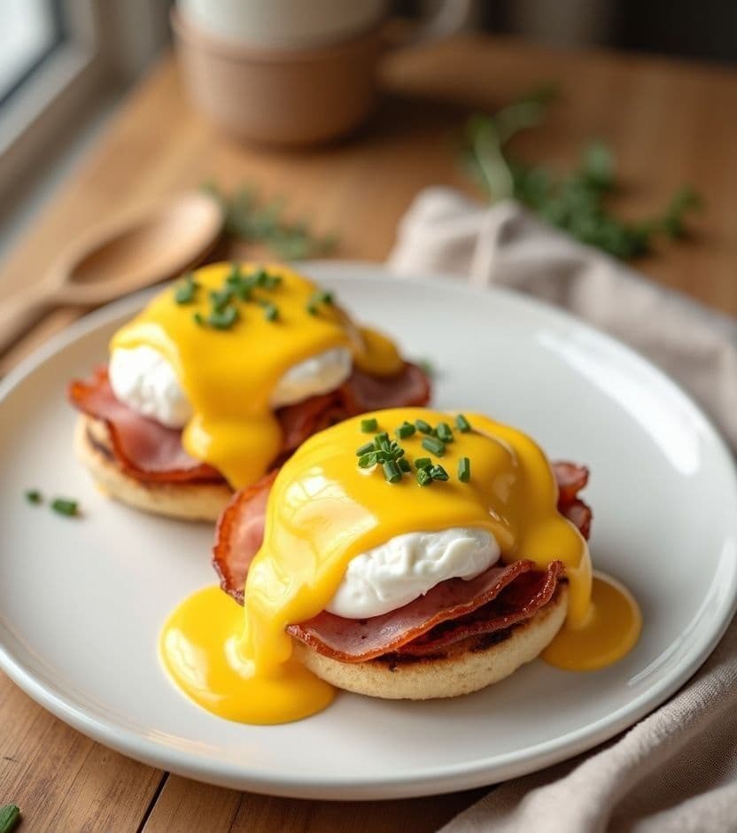 Eggs Benedict, classic hollandaise β USA breakfast recipe Eggs Benedict, classic hollandaise β USA breakfast recipe