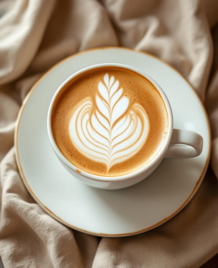Flat white, the Australian way - Australia breakfast recipe Flat white, the Australian way - Australia breakfast recipe