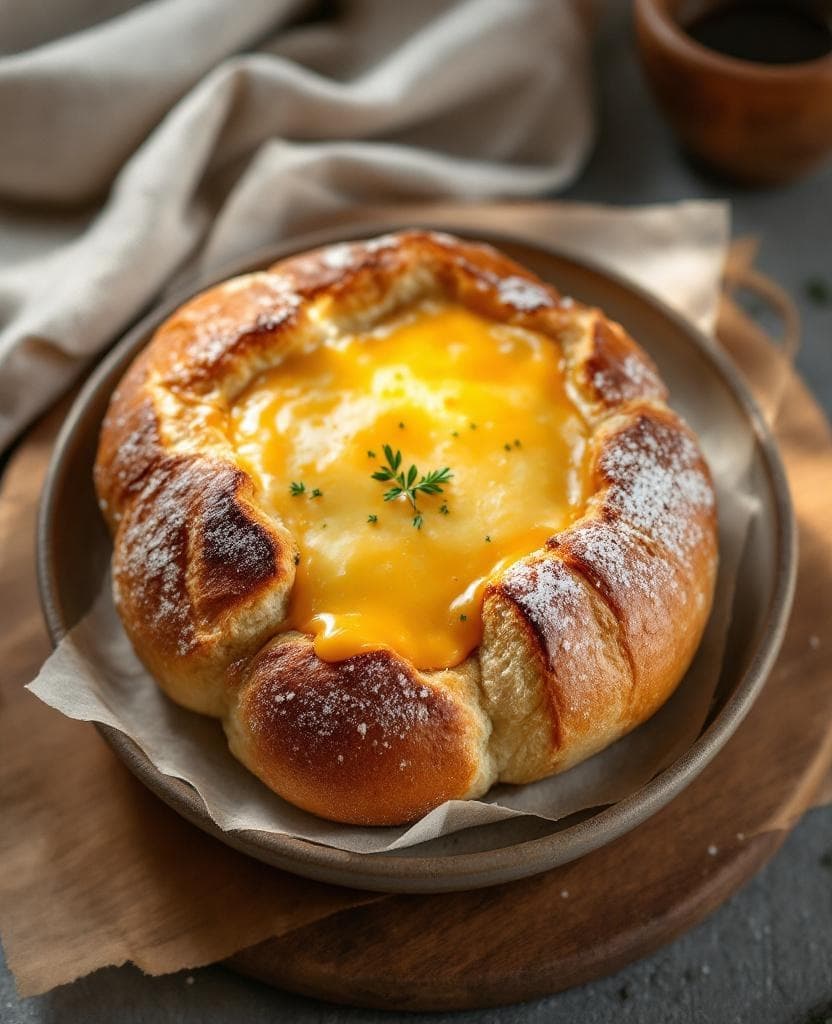 Käsebrötchen, German cheese roll — Germany breakfast Käsebrötchen, German cheese roll — Germany breakfast
