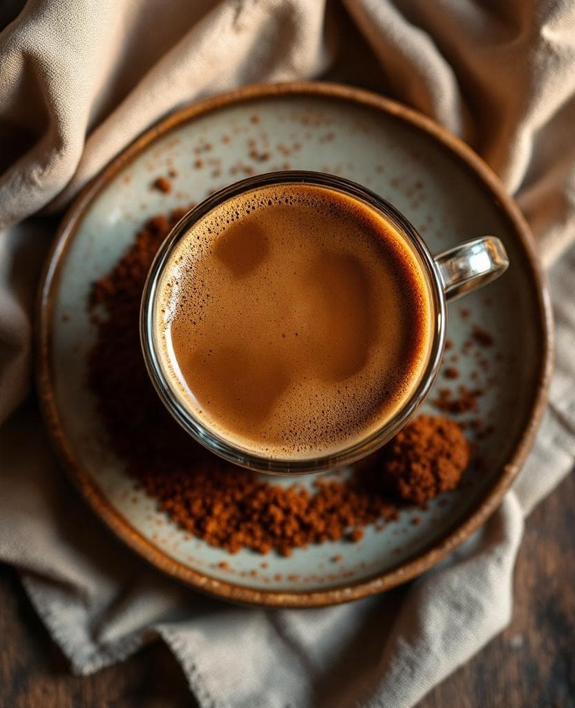 Kopi tubruk, Indonesian black coffee — Indonesia breakfast recipe Kopi tubruk, Indonesian black coffee — Indonesia breakfast recipe
