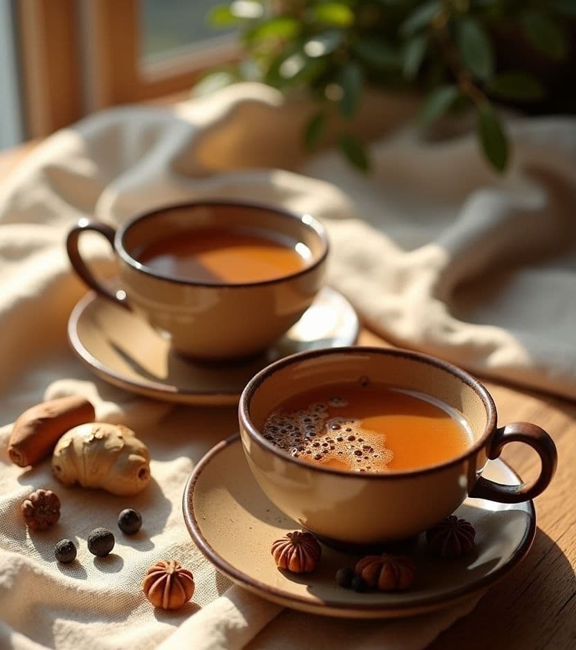 Masala chai, the real way — India breakfast Masala chai, the real way — India breakfast