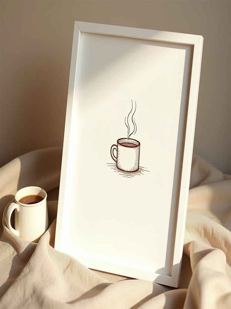 "The First Cup" Print "The First Cup" Print