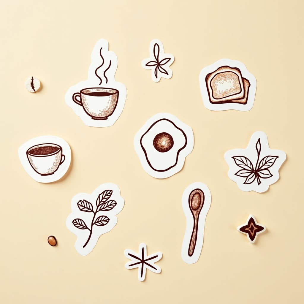 Breakfast Sticker Pack Breakfast Sticker Pack