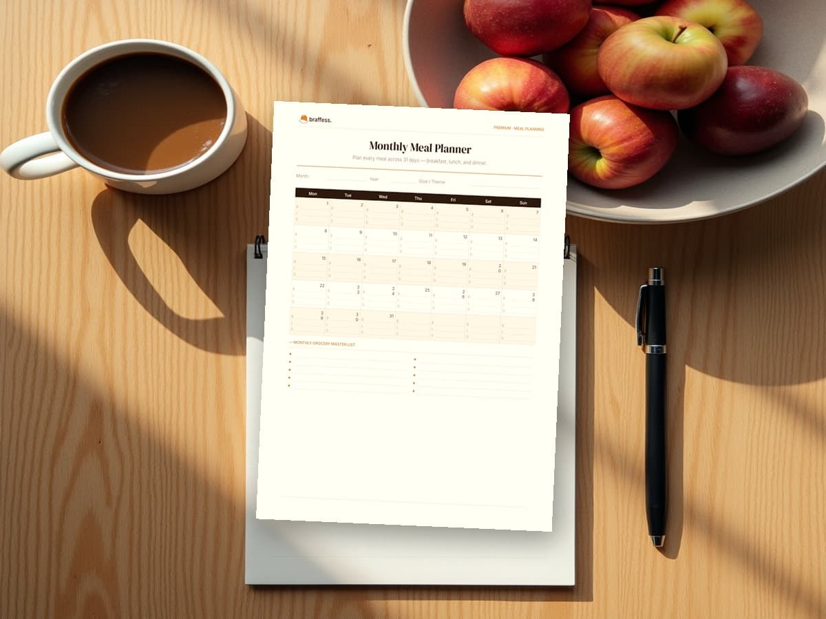 Monthly Meal Planner