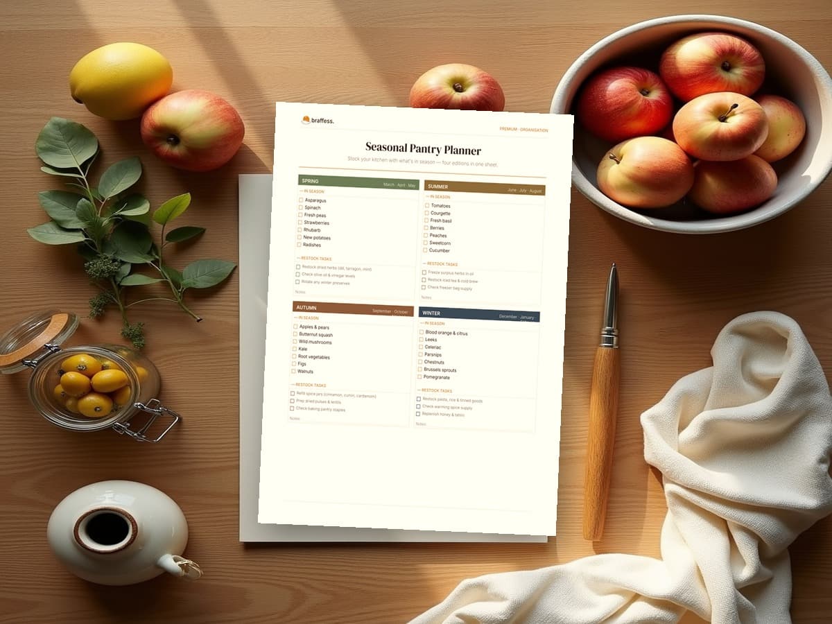 Seasonal Pantry Planner