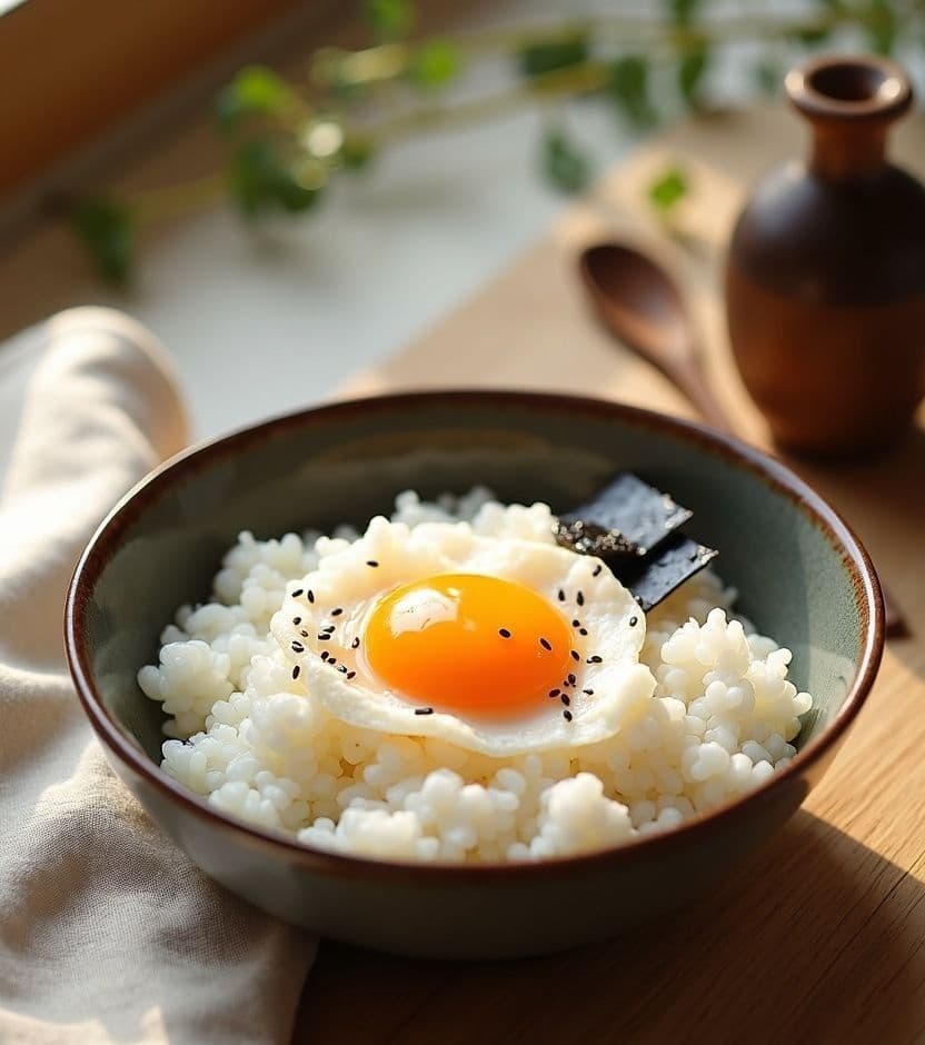 Tamago kake gohan — Japan breakfast recipe Tamago kake gohan — Japan breakfast recipe
