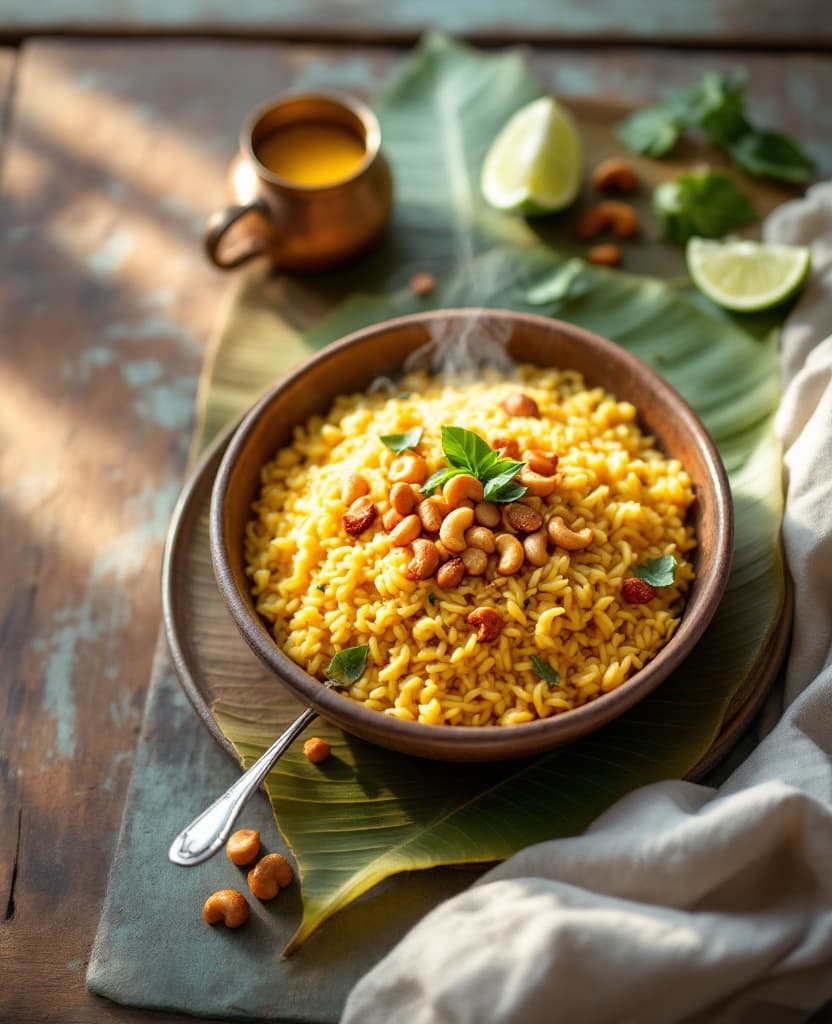 Upma, savory semolina porridge - India breakfast recipe Upma, savory semolina porridge - India breakfast recipe