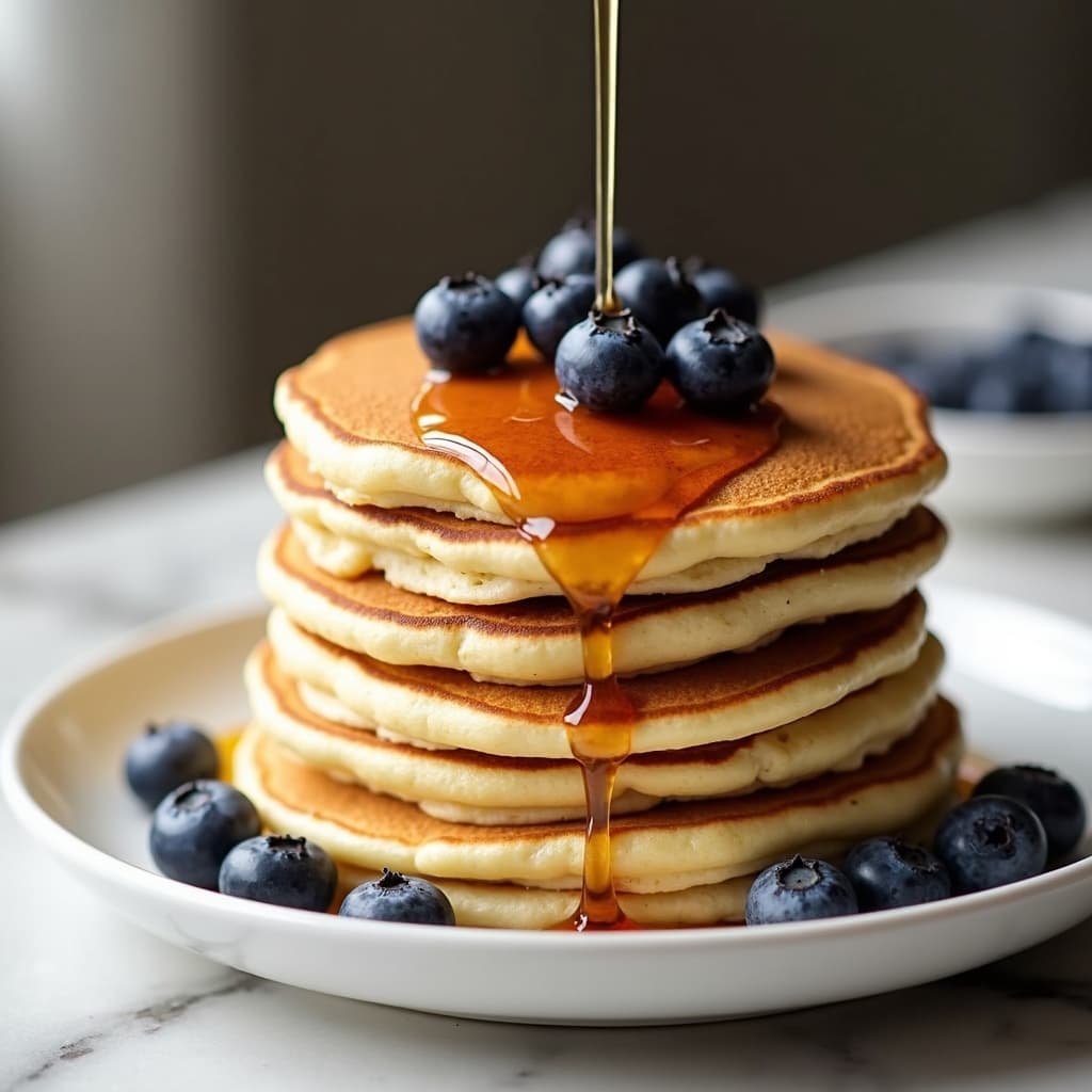 Wild blueberry pancakes β USA breakfast Wild blueberry pancakes β USA breakfast