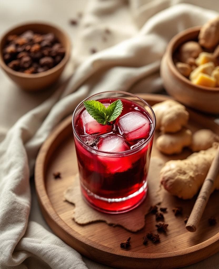 Zobo, chilled hibiscus drink — Nigeria breakfast recipe Zobo, chilled hibiscus drink — Nigeria breakfast recipe